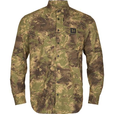 Męska Koszula Z Długim Rękawem Harkila Deer Stalker Camo L/S - Axis Msp Forest
