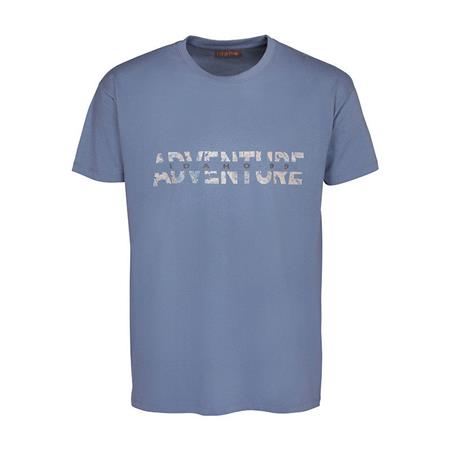 Męski T-Shirt Z Krótkim Rękawem Idaho Adventure - Niebieski