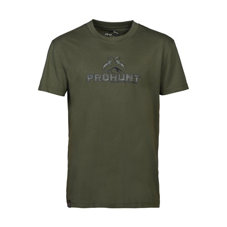 Męski T-Shirt Z Krótkim Rękawem Prohunt Mountain - Kaki/Ibex