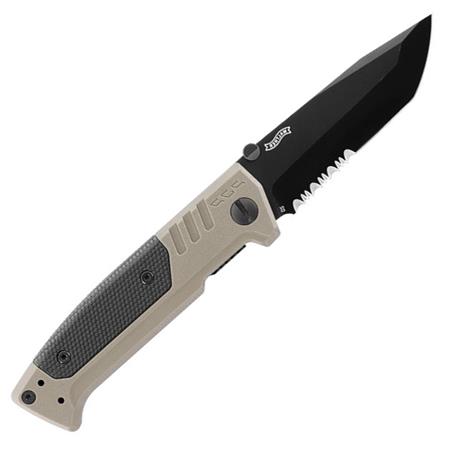 Messer Walther Pdp Tanto Folder Fde- Teilgezahnt