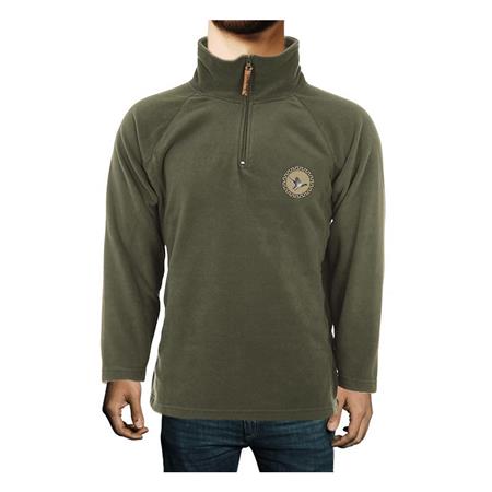 Micropolar Heren Sweater - Kaki Bartavel Oslo Eend Micropolar - Kaki Microfleece - Kaki