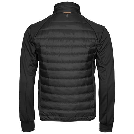 MIESTEN FLEECETAKKI PINEWOOD FINNVEDEN HYBRID POWER FLEECE - MUSTA