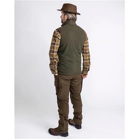 MIESTEN HIHATON FLEECELIIVI PINEWOOD SMÅLAND FOREST FLEECE - VIHREÄ