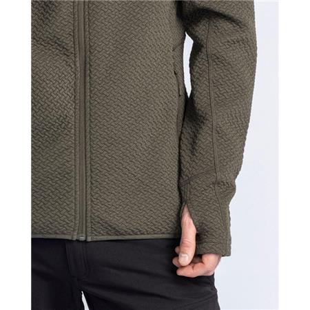 MIESTEN HUPPARI PINEWOOD EVERYDAY TRAVEL FULL ZIP - VIHREÄ