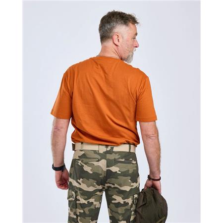 MIESTEN LYHYTHIHAINEN T-PAITA PINEWOOD 3-PACK - VALKOINEN/PINE/ORANSSI