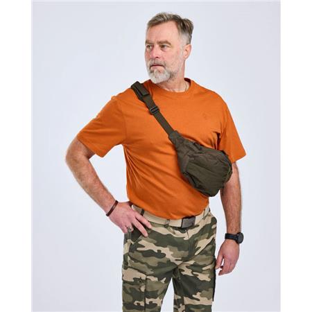MIESTEN LYHYTHIHAINEN T-PAITA PINEWOOD 3-PACK - VALKOINEN/PINE/ORANSSI