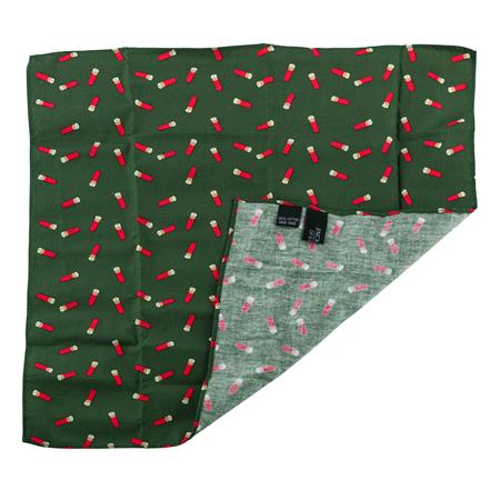 MOUCHOIRS TISSU JACK PYKE MOTIF CARTOUCHES DE CHASSE - PAR 4