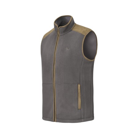 Mouwloos Fleece Voor Heren Verney Carron La Ligne Belmontier Fleece - Koffie