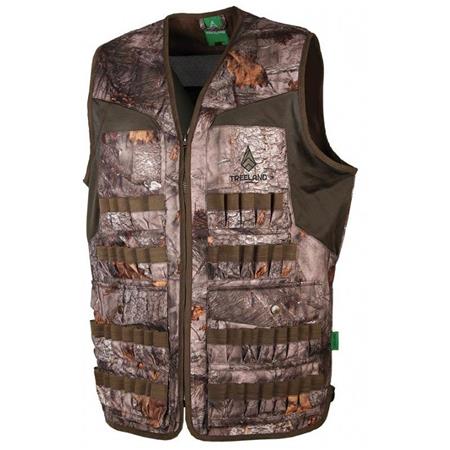 Mouwloos Gilet Voor Heren Treeland T606 Multitubes - Forest