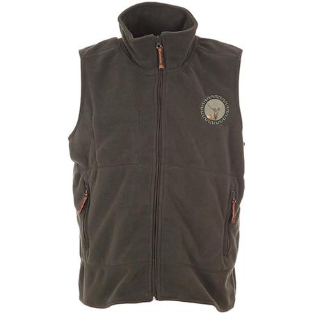 Mouwloos Heren Fleece Bartavel Flam Cerf - Kaki