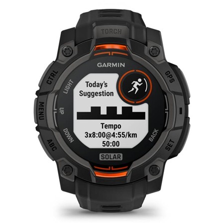 MULTI-FUNCTION GPS WATCH GARMIN INSTINCT 3 SOLAR 45 BLACK