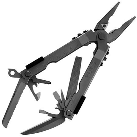 Multi-Function Pliers Gerber Mp600 Needlnose Leather Sheath Black