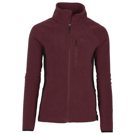 Naisten Fleece Pinewood Air Vent Fleece W - Viininpunainen