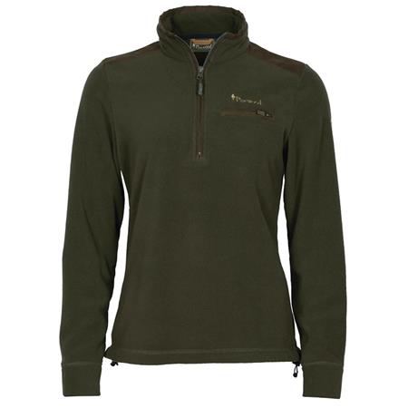 Naisten Fleecepaita Pinewood Småland Hunters Half Zip W - Ruskea