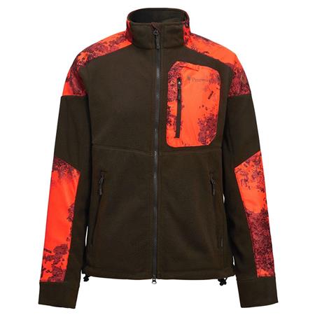 Naisten Fleecetakki Pinewood Småland Hunters Camou Fleece - Ruskea/Strata Blaze