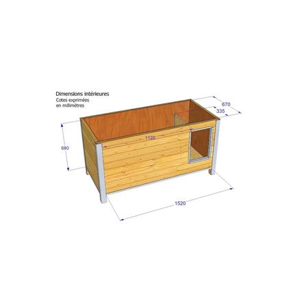 NICHE DIFAC ISOLEE CONFORT TOIT 2 PANS
