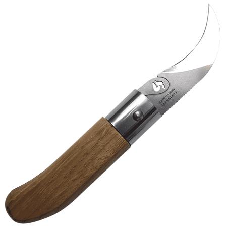 Oak Handle Mushroom Knife Le Coq Français Manche Chêne