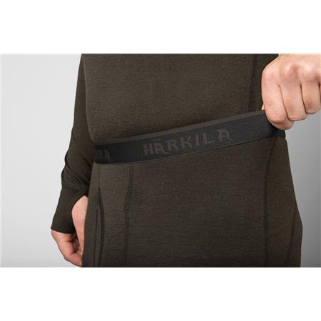 ONDER MANNENKLEDING HARKILA LANGE ONDERBROEK BASISLAAG VOOR ALLE SEIZOENEN - MARRÓN - BRUIN