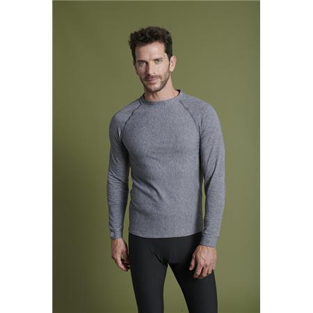 Ondergoed Heren Damart T-Shirt Thermolacty Comfort 3 Ronde Hals - Gris - Grijs