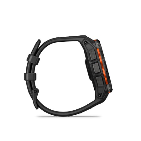 OROLOGIO GPS MULTI-FUNZIONI GARMIN INSTINCT 3 SOLAR 45 NERO PULSERA NEGRA BRACCIALE NERO