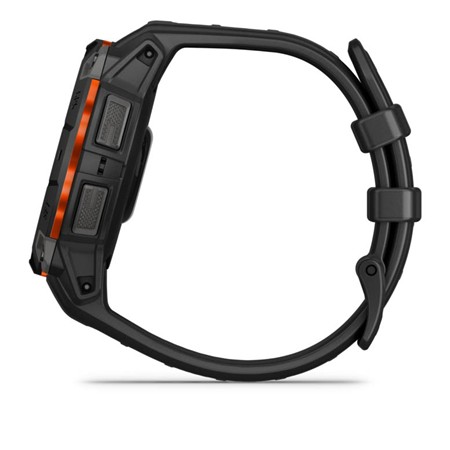 OROLOGIO GPS MULTI-FUNZIONI GARMIN INSTINCT 3 SOLAR 45 NERO PULSERA NEGRA BRACCIALE NERO