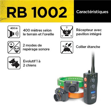 ORTUNGSHALSBAND  1 HUND DOGTRA RB 1002