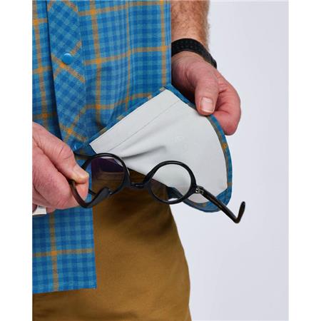 OVERHEMD KORTE MOUWEN MAN PINEWOOD OUTDOOR S/S - BLEU