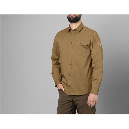 OVERHEMD MET LANGE MOUWEN VOOR HEREN HARKILA TRYM L/S - BEIGE