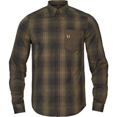 Overhemd Met Lange Mouwen Voor Mannen Harkila Akkan L/S - Willow Green/Shadow Brown