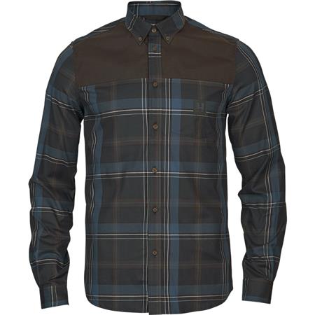 Overhemd Met Lange Mouwen Voor Mannen Harkila Anker L/S - Dark Navy
