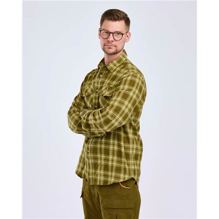 OVERHEMDEN MET LANGE MOUWEN VOOR MANNEN PINEWOOD HÄRJEDALEN - OLIVE GREEN