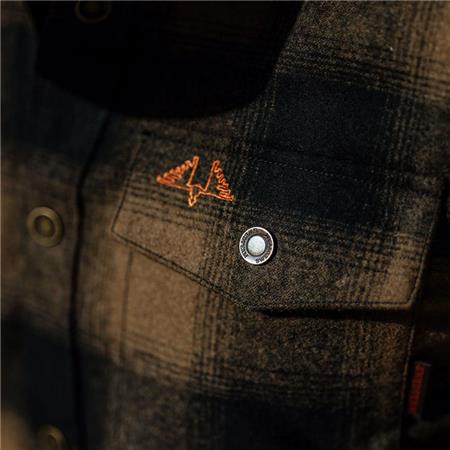 OVERHEMDEN MET LANGE MOUWEN VOOR MANNEN SWEDTEAM LYNX WOOL - DARK SAND