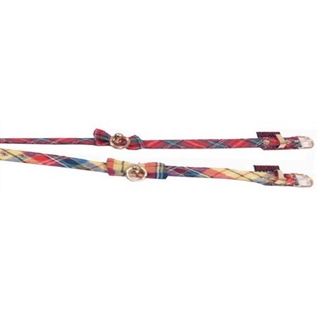 Ozdobna Obroża Z Tkaniny Dla Psa Martin Sellier Benton Ecossais