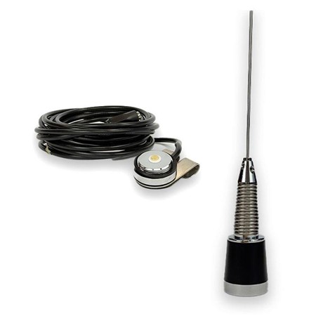 Pacchetto Antenna Da Tetto Venatura Rantech Dog Con Supporto Antenna 4X4 + Cavo Más Soporte De Antena 4X4 + Cable Più Supporto Antenna 4X4 + Cavo