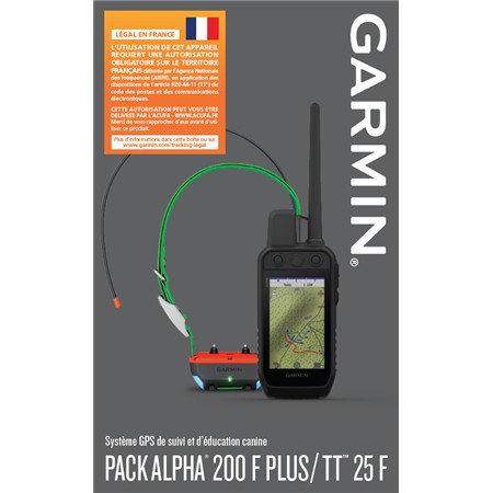 PACHET GARMIN TELECOMANDĂ ALPHA 200 PLUS F CU COLIER DE LOCALIZARE ȘI DRESAJ TT25 F