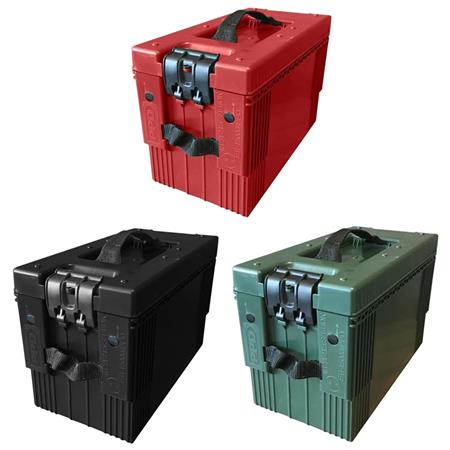 Pack Caja Para Municiones Ppd Lwac M2a1 - Negro/Rojo/Verde - Paquete De 3