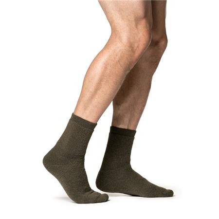 Pack Cana Francesa A De Encaixe Woolpower Classic 400 Verde