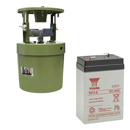 Pack Comedero Automático 6V + Batería Estanca Roc Import