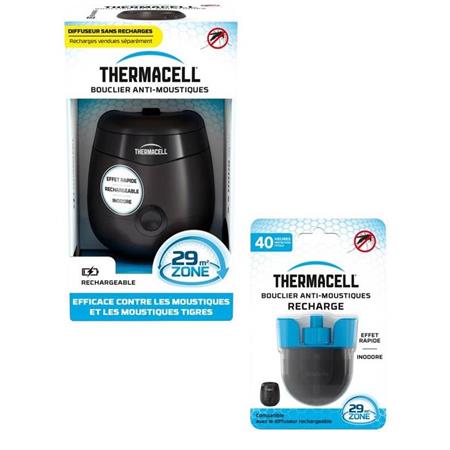 PACK DIFFUSEUR ANTI MOUSTIQUES THERMACELL + RECHARGE 40H