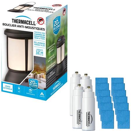 PACK LANTERNE ANTI MOUSTIQUES THERMACELL + RECHARGE 48H