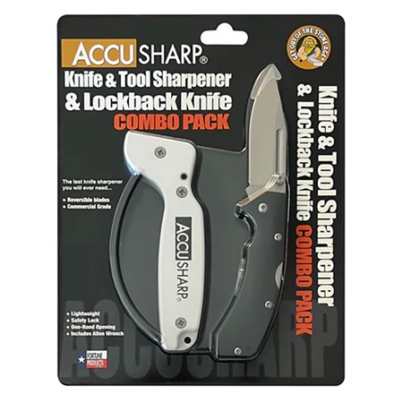 Pack Messer Und Messerschärfer Accusharp Combo Sharpener