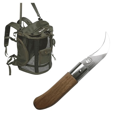 Pack Pasión Por Las Setas Chiruca Mochila + Cuchillo