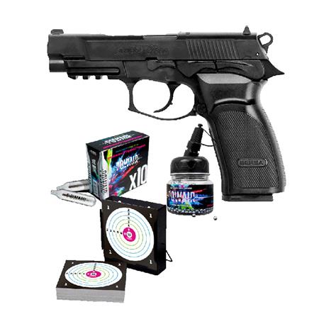 Pack Pistolet À Plomb Asg Gnb Bersa Thunder 9 Pro + Cible + Cartouche Co2 + Billes