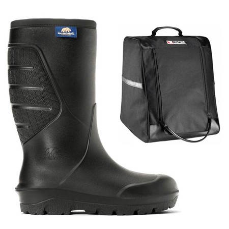 Pack Stiefel Unisex Polyver Classic High Schwarz + Tasche