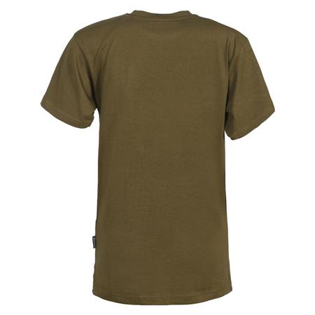 ΠΑΙΔΙΚΌ T-SHIRT ΜΕ ΚΟΝΤΆ ΜΑΝΊΚΙΑ PERCUSSION ΤΥΠΩΜΈΝΟ ΜΕ ΜΕΤΑΞΟΤΥΠΊΑ - ΧΑΚΊ