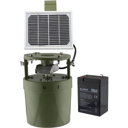 Paket Med Automatisk Soldriven Betesutkastare Europ Arm 6 V Digital Gamme Feeder