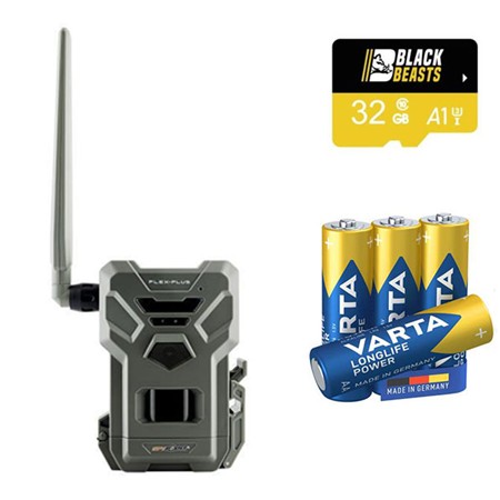 Paket Med Viltkamera Spypoint Flex Plus