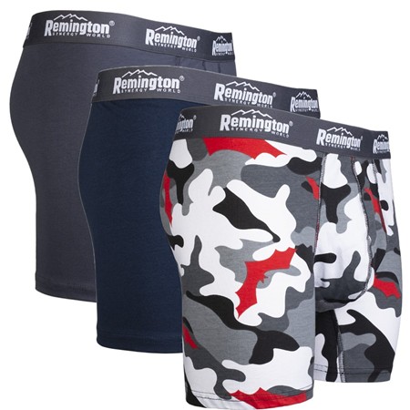 Πακέτο Ανδρικών Μπόξερ Remington - Γκρι - Paketo 3