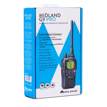 ΠΑΚΈΤΟ WALKIE-TALKIE MIDLAND G9 PRO