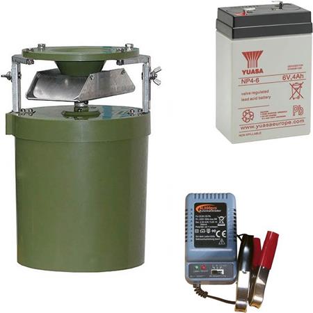Paketti Syöttölaite + 6V Akku + Laturi Roc Import Digital Smart Feeder